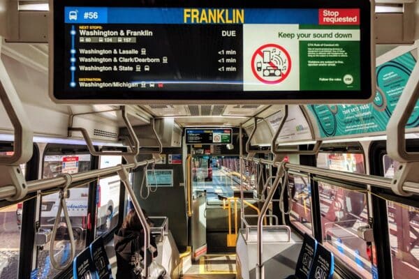 Digital signage solution on transportation by azulle