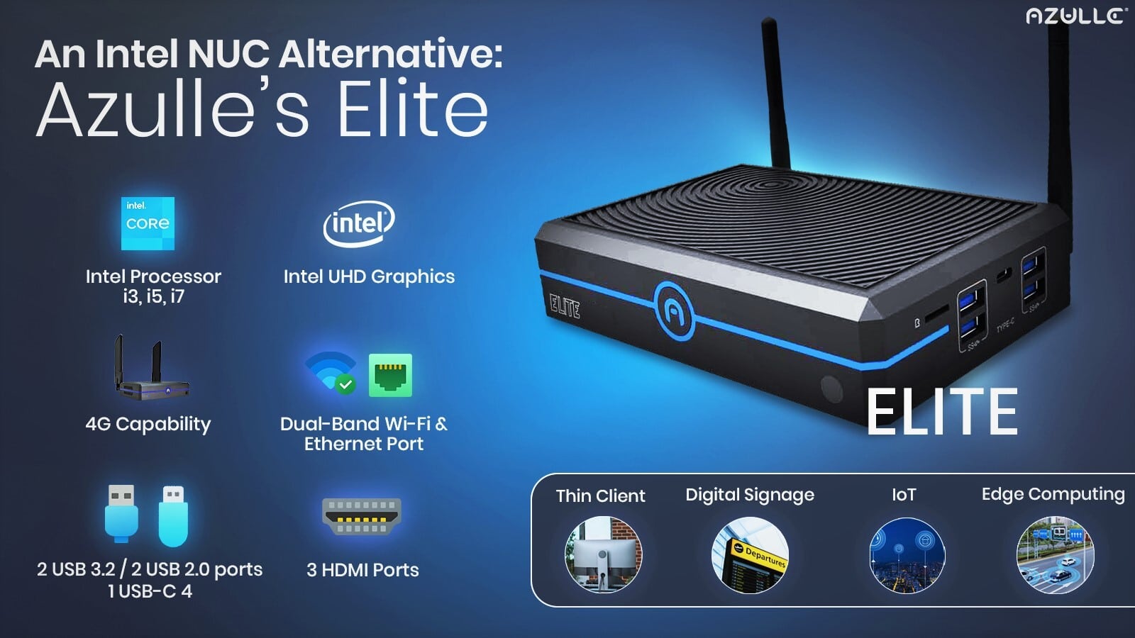 An Intel NUC Alternative: Azulle’s Elite