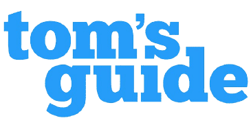 The "tom's guide" logo displayed in bold, lowercase, light blue letters on a transparent background.